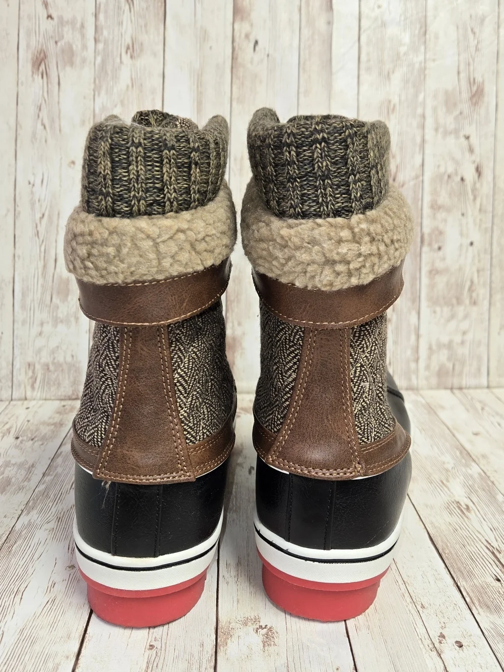 Dream Pairs Monte 01 Brown Duck Snow Boots Women’s Size 7 3M Thinsulate